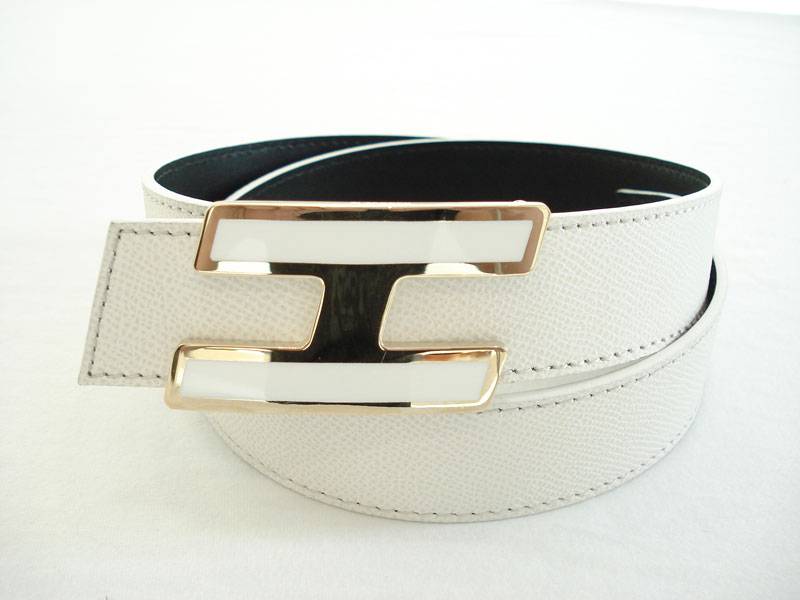 Hermes Belt H2 white